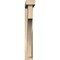 Ekena Millwork Westlake Block Rough Sawn Bracket w/ Offset Brace, Douglas Fir, 4"W x 20"D x 28"H BKT0402X20X28WTL05RDF - alternate 3